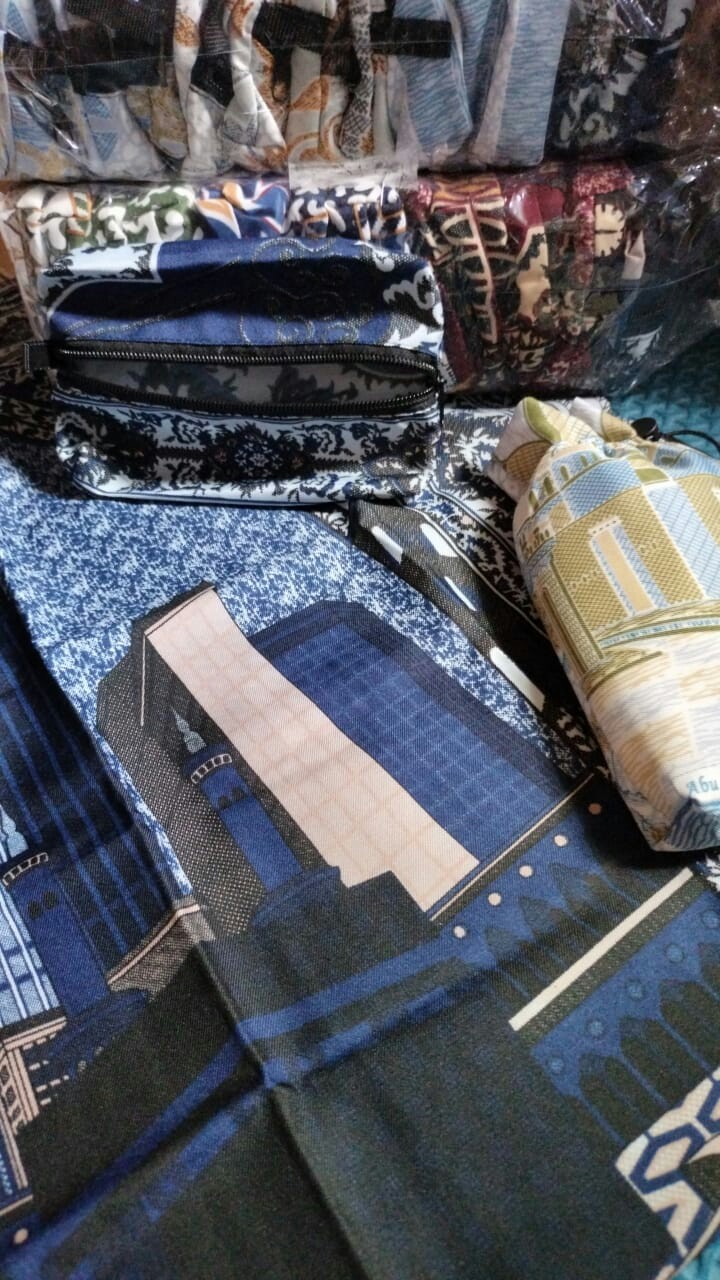 New Motif !!! Sajadah Anak Sajadah Batik Anak Seri Maza Biru