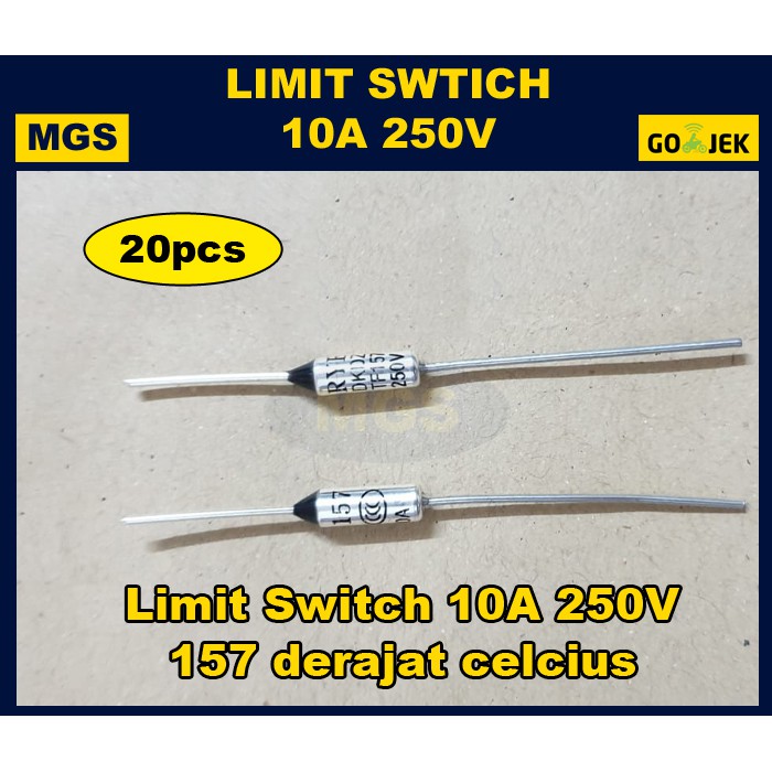 20pcs Limit Switch 10a 250v 157 derajat