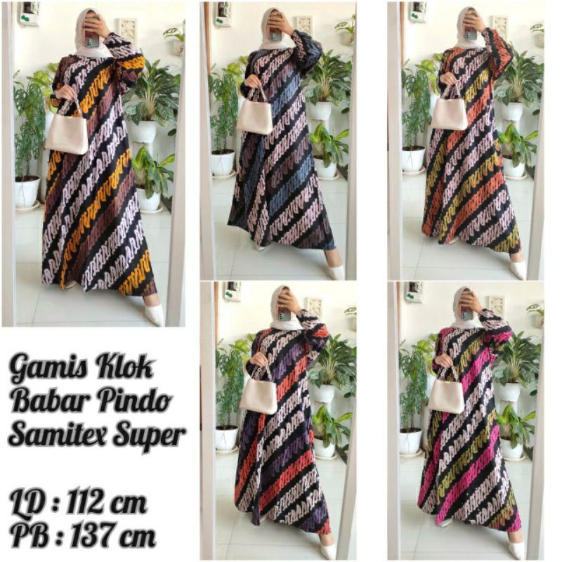 GAMIS KLOK BABAR PINDO SAMITEX SUPER