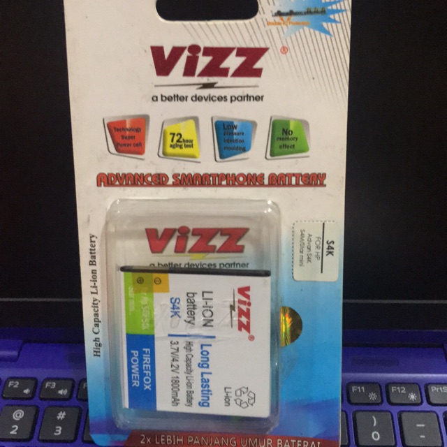 Vizz Baterai Original Vizz Advan S4K / S4M / Star Mini Double Power Vizz