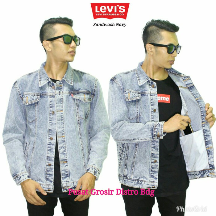 Jaket Levis Sandwash Navy / Jaket Levis Original