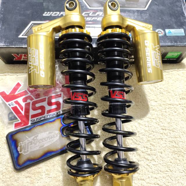 Shock Yss Gseries laser for X-Max warna hitam gold original yss