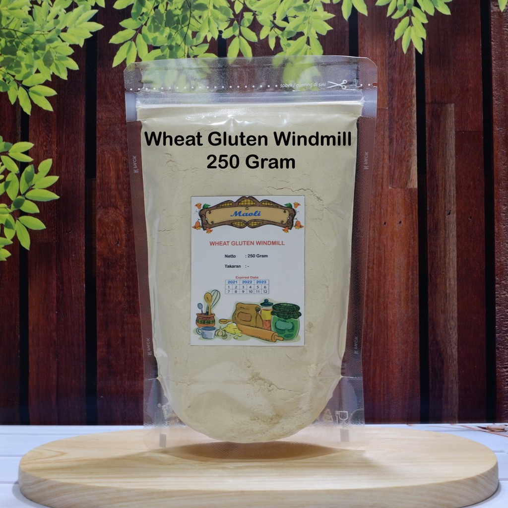 

Vital Wheat Gluten 250 Gram / Wheat Gluten Windmill ex Holland / Tepung Gluten