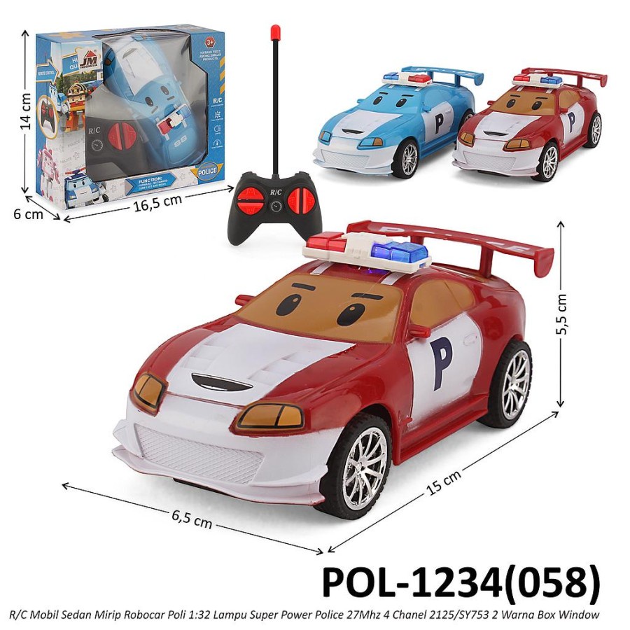 RC MOBIL ROBOCAR POLI - MAINAN ANAK REMOTE CONTROL