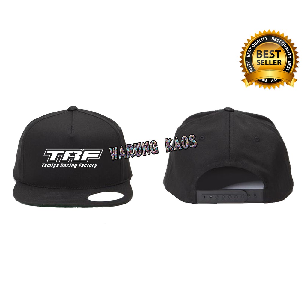 Topi Snapback TRF TAMIYA RACING FACTORY Keren Priaa Wanita Distro Kaos Pria Keren
