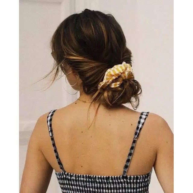 IKAT RAMBUT WANITA BALI | IKAT RAMBUT KAIN | IKAT RAMBUT PONYTAIL | SCRUNCHIE IKAT RAMBUT CEPOL