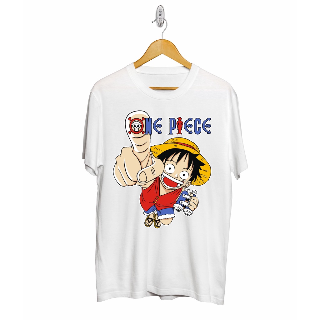 KAOS TSHIRT ONE PICE / KAOS ANIME PREMIUM / BISA BAYAR DI TEMPAT /KAOS PROMO / KAOS BERGAMBAR /ONE PICE