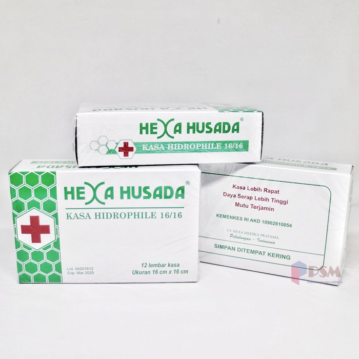 Kasa Hidrofil 16x16cm Hexa Husada / Kasa Steril Hidrophile