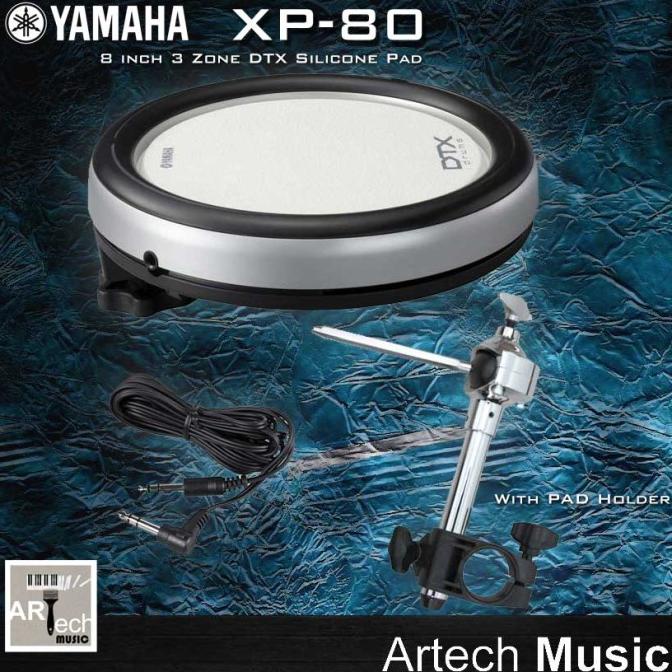 Jual Yamaha DTX Pad XP80 + Snare Holder, XP 80 Untuk Drum Elektrik