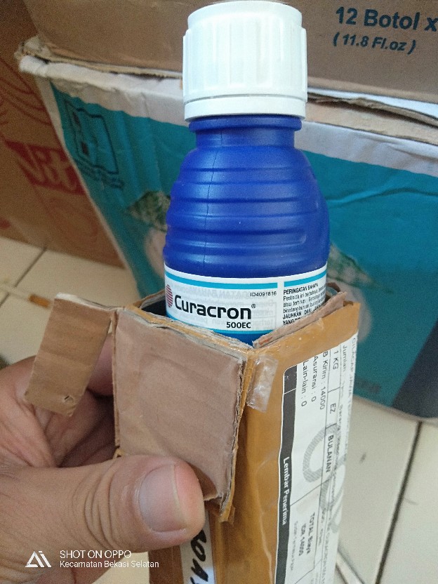 Insektisida Pembasmi Hama Ulat Curacron 500 Ec Original Kemasan 100 Ml