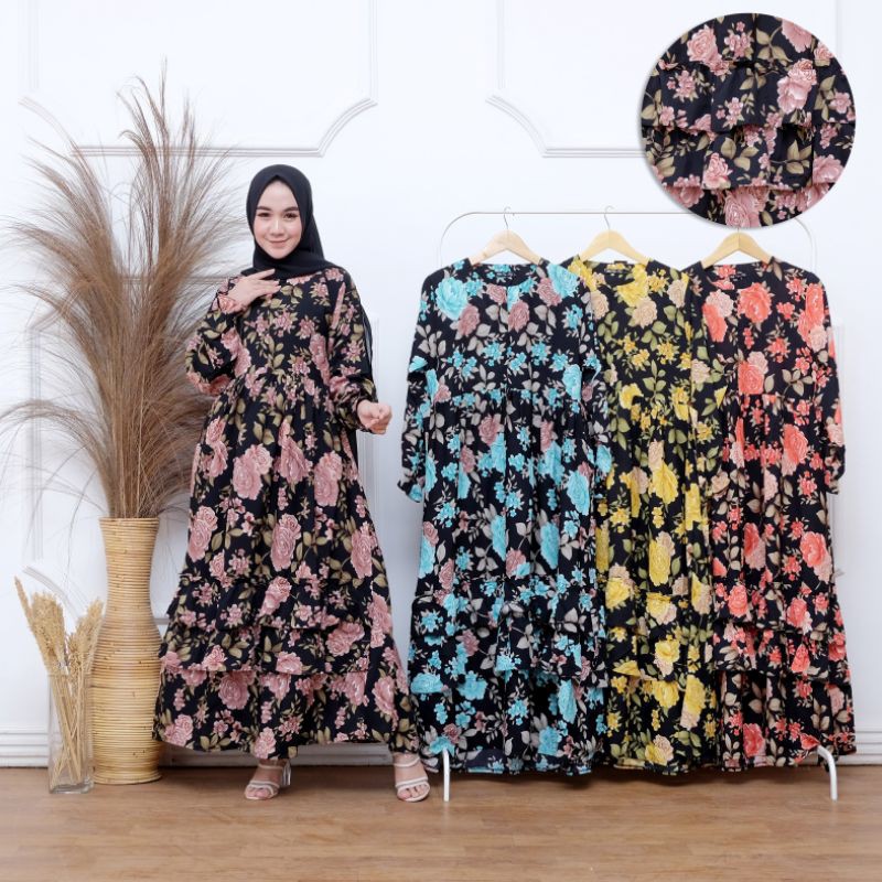 Gamis Wolfis Premium Floral Series 2