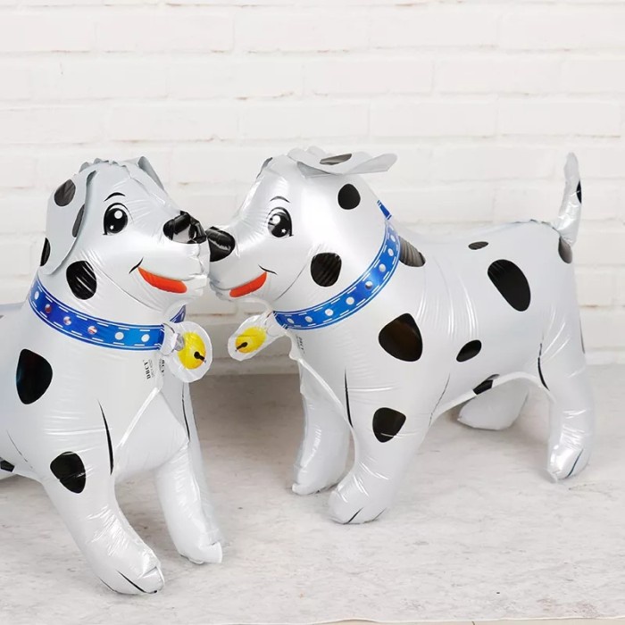 Balon Foil Hewan / Binatang Anjing Dalmation 3D Full Body / Animal Dog