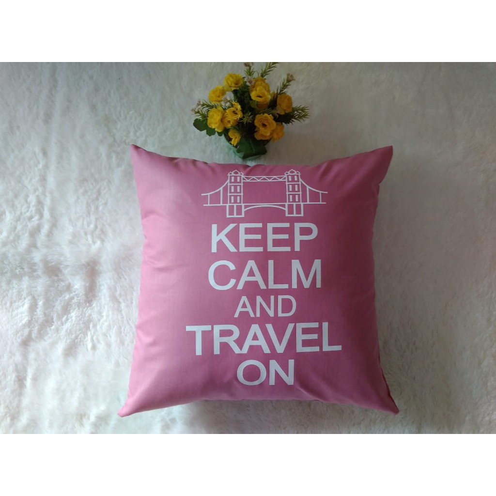 Sarung Bantal Kata - Sarung Bantal Sofa - Sarung Bantal Custom - Sarung Bantal Motif