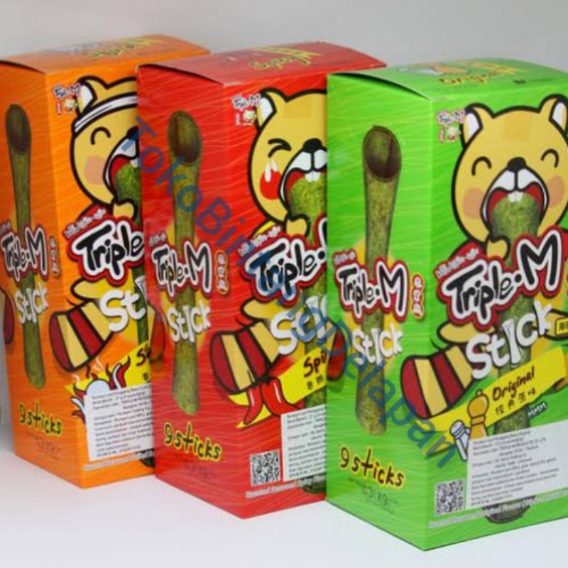 

Triple M Stick 27g (Spicy / Original / Grilled Squid) isi 9