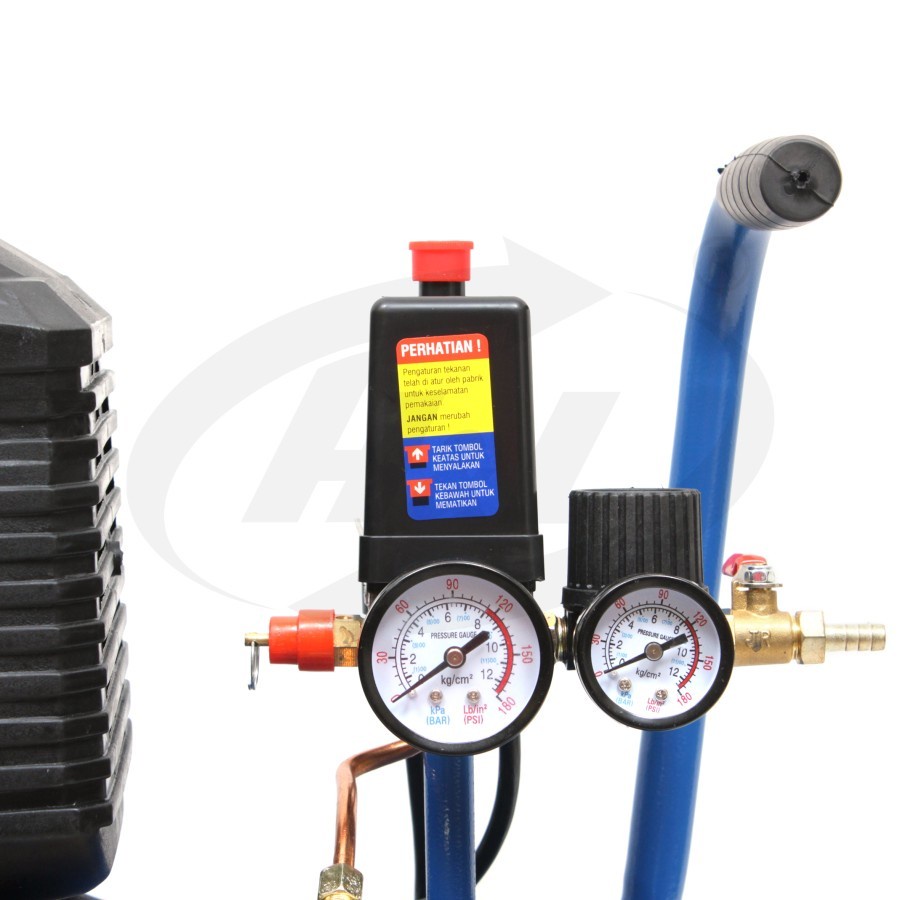 HL 1 HP 24 Liter Mesin Kompresor Angin Listrik Air Compressor lakoni