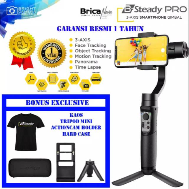 Gimbal Brica B-Steady Pro - Gimbal Smartphone  Stabilizer