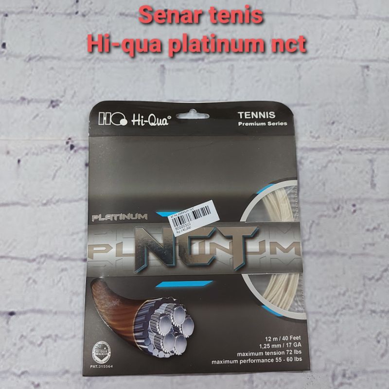 SENAR RAKET TENIS HIQUA PLATINUM NCT ORIGINAL