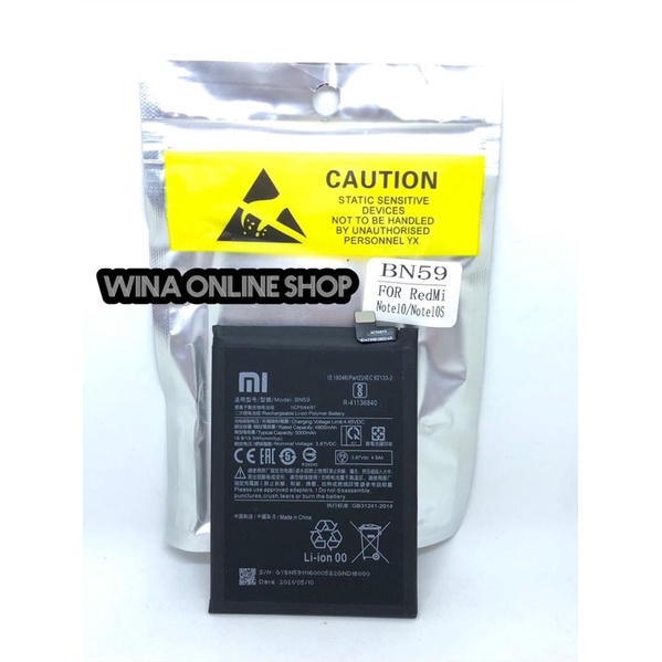 Baterai Redmi note 10S / Redmi note 10 4G  BN59