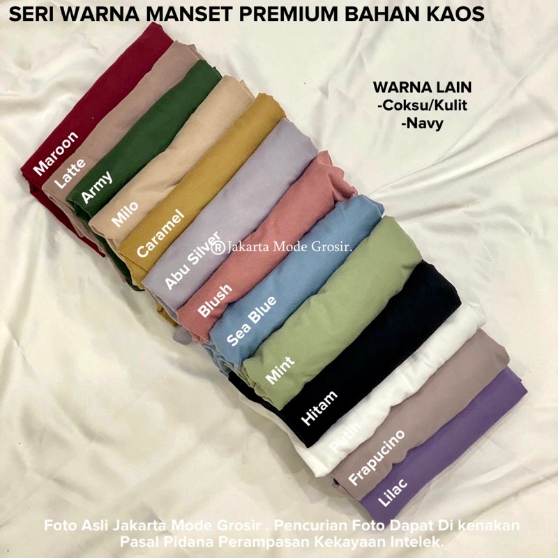 MANSET KAOS WANITA /  Manset Baju muslim / inner wanita muslim / Manset turtleneck / inner badan