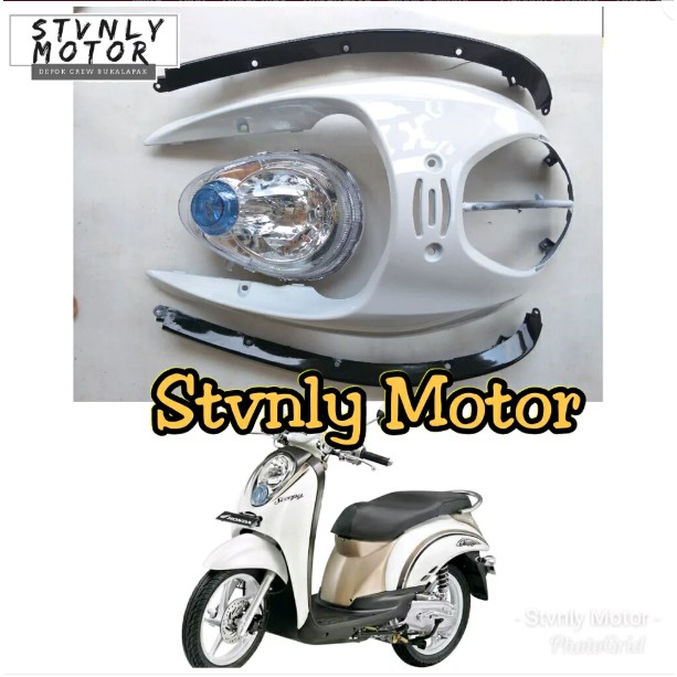 Tameng Depan Set Scoopy Karbu