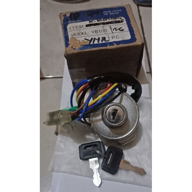 Ignition switch Key Keys Kunci Kontak Yamaha L2g Yb100 L2dx L2 G Dx Yb 100