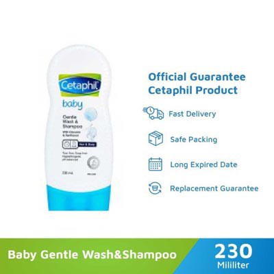 Cetaphil Baby Gentle Wash &amp; Shampoo With Glycerin &amp; Panthenol 230 ML