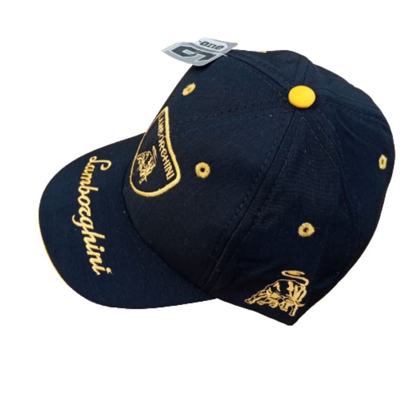 Topi bagus keren gaul bordir Lamborghini