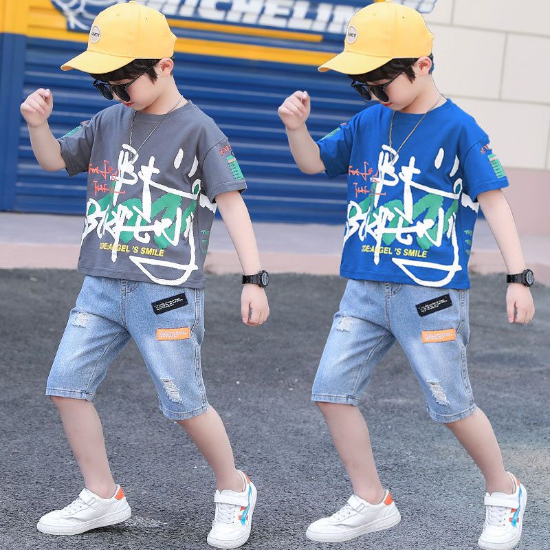 BAJU ANAK SETELAN ANAK LAKI LAKI RESTOCK SETELAN MURAH SETELAN KAOS+CELANA SETELAN ANAK LAKI LAKI  S