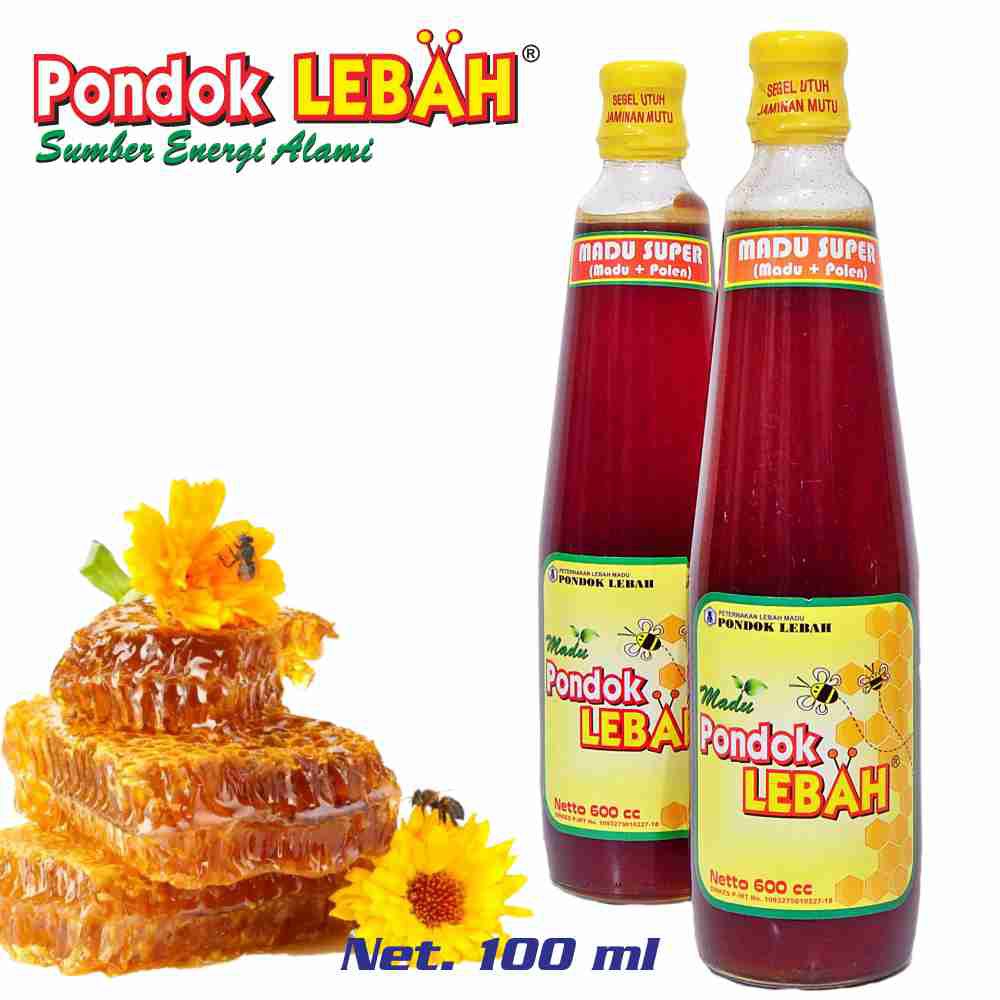 

MADU ASLI MURNI SUPER HUTAN KEBUN BEEPOLLEN BERKUALITAS PREMIUM HONEY MULTIVITAMIN KESEHATAN 100 ML