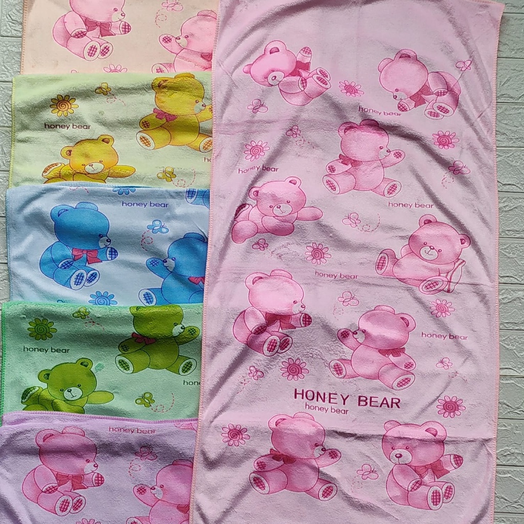 Handuk Bayi Lembut dan Tebal nyerap air 50 x 100 / handuk bayi motif / handuk bayi karakter / Handuk Anak Bayi Microfiber/Handuk Mandi Anak Bayi