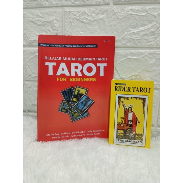 Buku Tarot For Beginners  + Bonus Tarot Rider