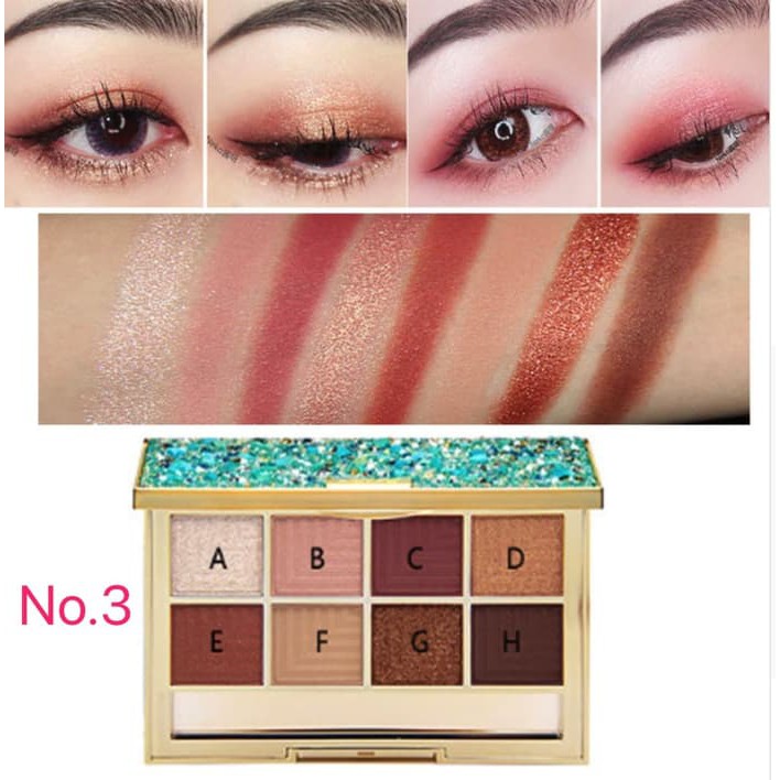 HOJO 8021 Starry Sky 8 Color Eyeshadow