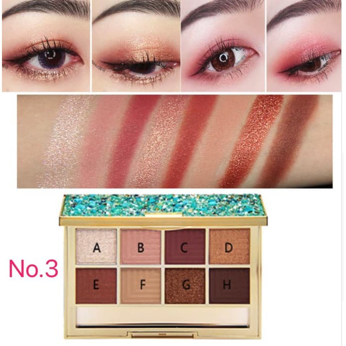 HOJO 8021 Starry Sky 8 Color Eyeshadow