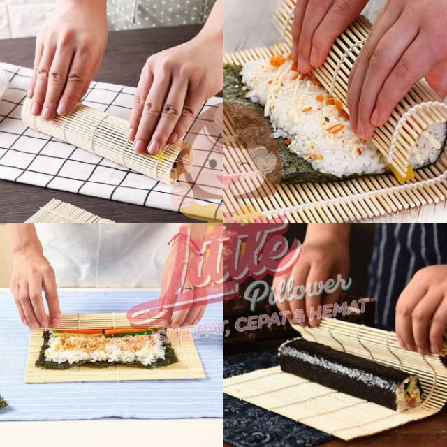 Tikar bambu penggulung sushi/sushi mat/sushi roller/kimbab roller