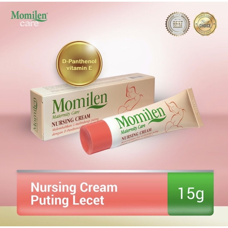 Momilen nursing cram 15 gram ( melindungi puting selama menyusui )