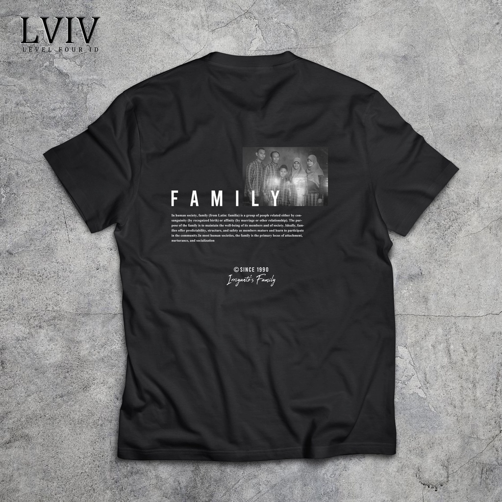 #22 Kaos Kelasan, Kaos Keluarga Aesthetic, Kaos Group atau Squad, Geng Aesthetic