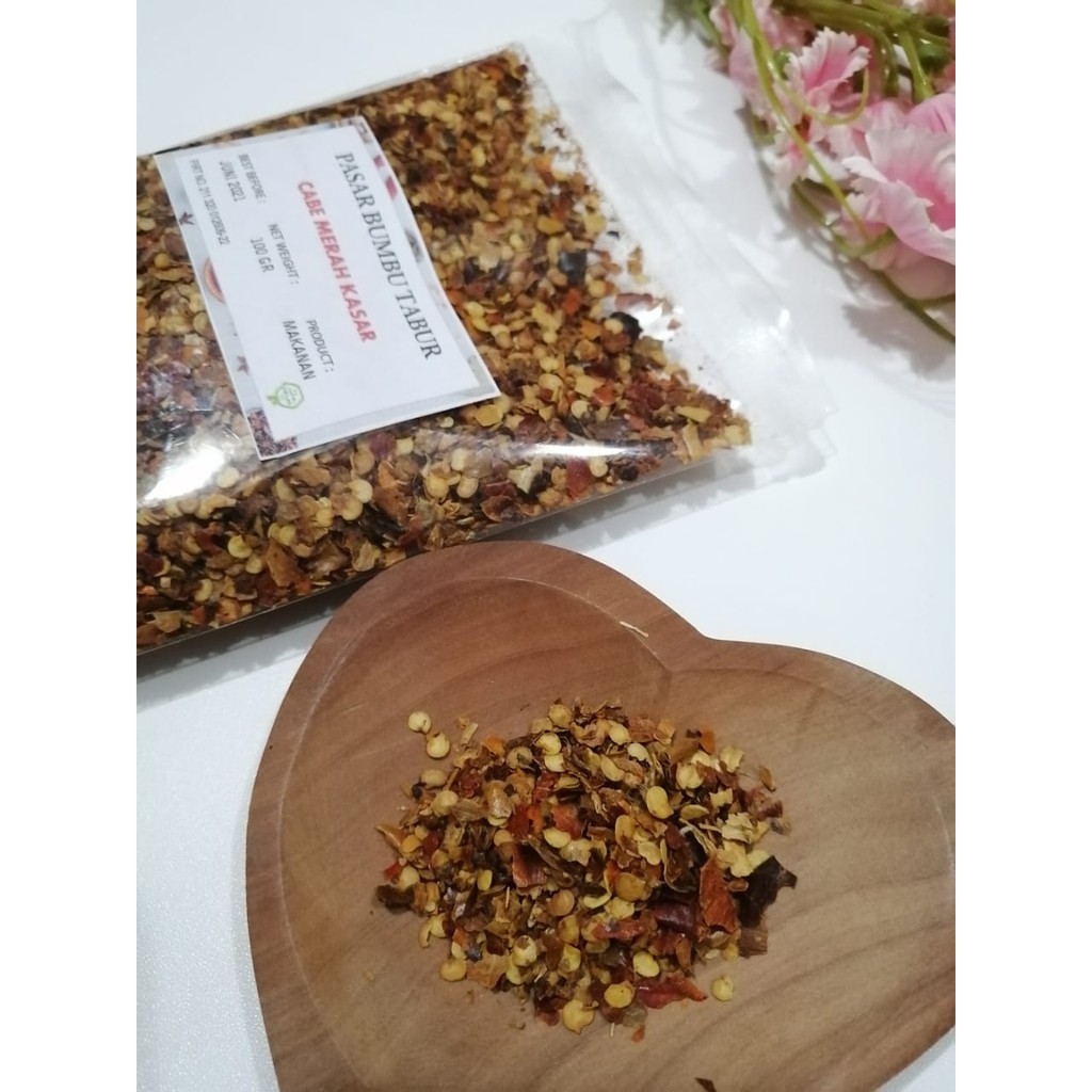 

CABE MERAH (KASAR) 100 GR BUBUK TABUR