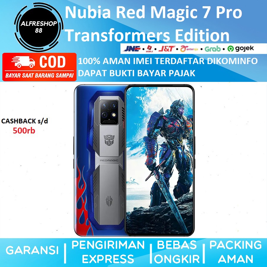 Nubia Red Magic 7 Pro Transformers 512GB 18GB SNAPDRAGON 8 GEN 1
