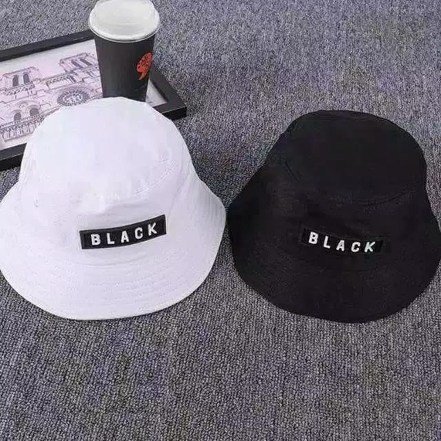 topi bucket hat pria dan wanita bolak balik bervariasi bordil bolak balik luar dalam 100% premium