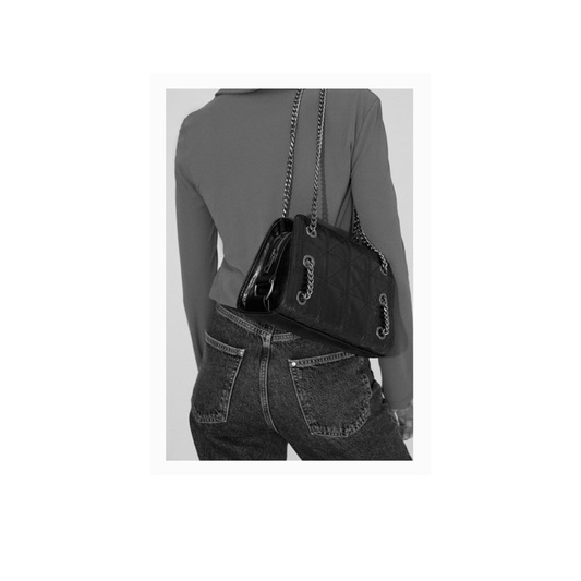 ZR Shoulder Bag Black Glossy