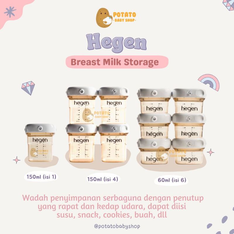 Hegen Breast Milk Storage