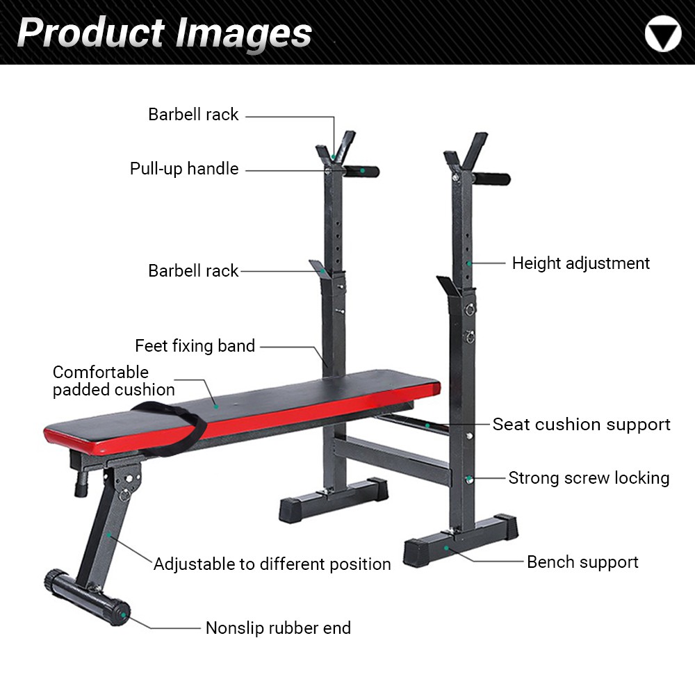 Onetwofit Bench Press Kecil Multi Fungsi Berat Bangku Alat Olahraga Rumahan Fitness Gym Sit Up Board Shopee Indonesia