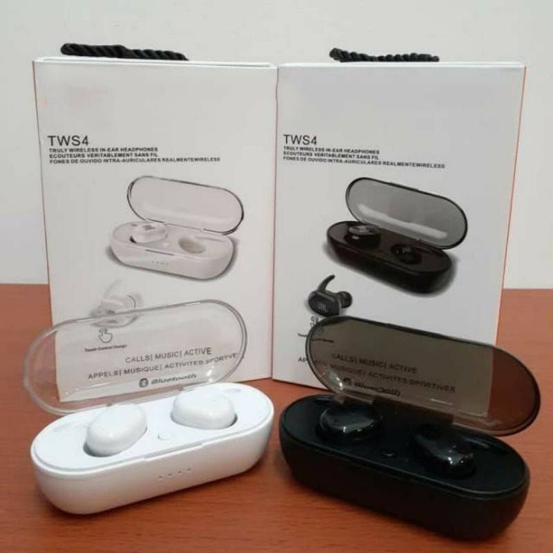 WIRELESS EARPHONE BLUETOOTH TWS 4 STEREO BY TWS 4