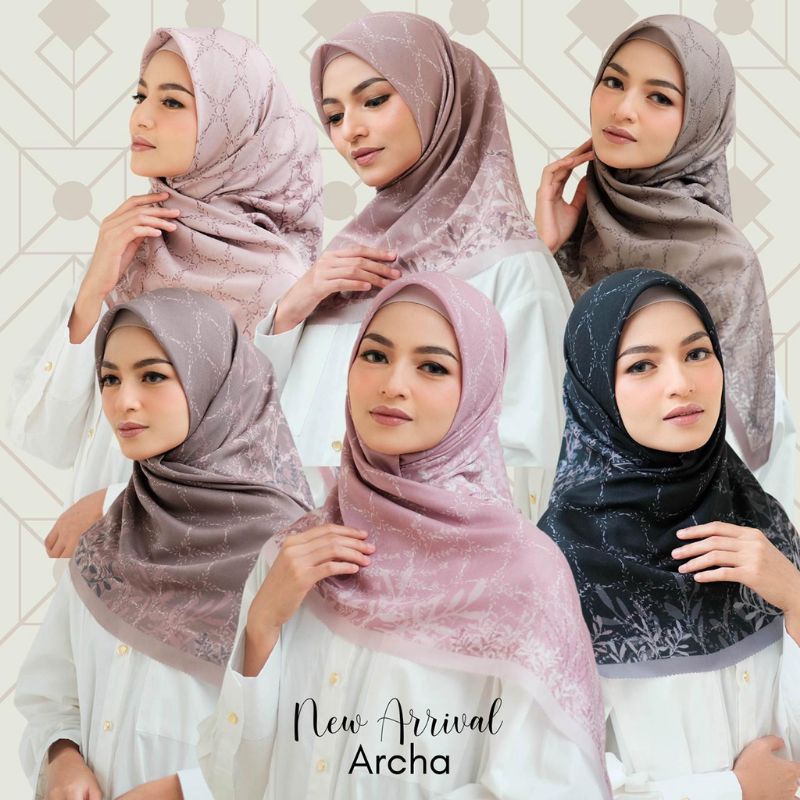 My Lady Archa Series Kerudung Ori Segiempat Hijab Muslim
