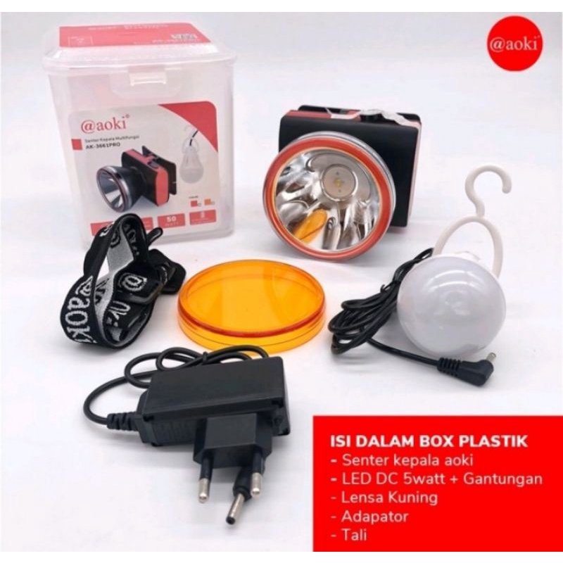 Aoki Senter Kepala 50 Watt AK-3661