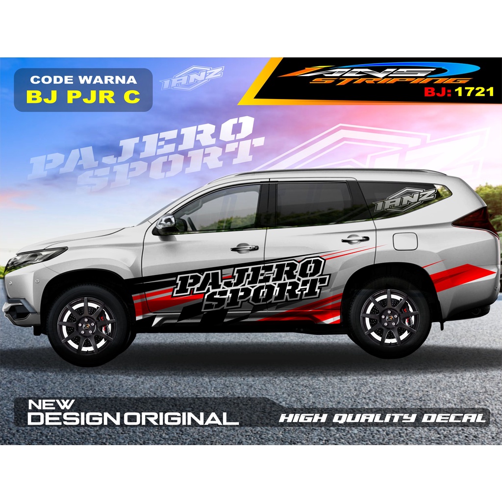 VARIASI STICKER MOBIL PAJERO / STIKER MOBIL GRAND LIVINA / VARIASI STIKER PAJERO / STIKER MOBIL