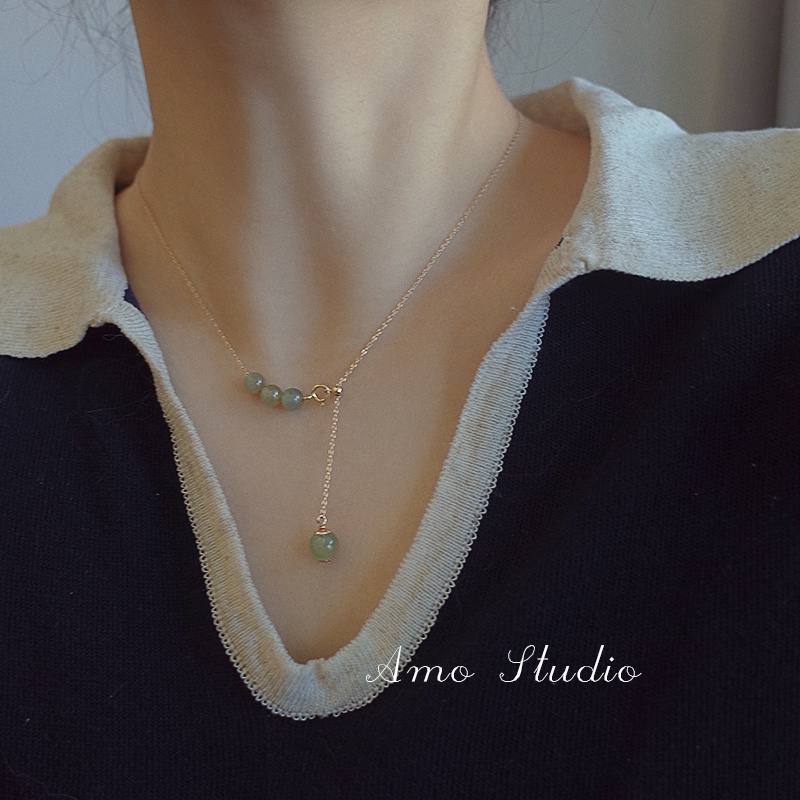 Kalung Giok Rumbai Untuk Wanita