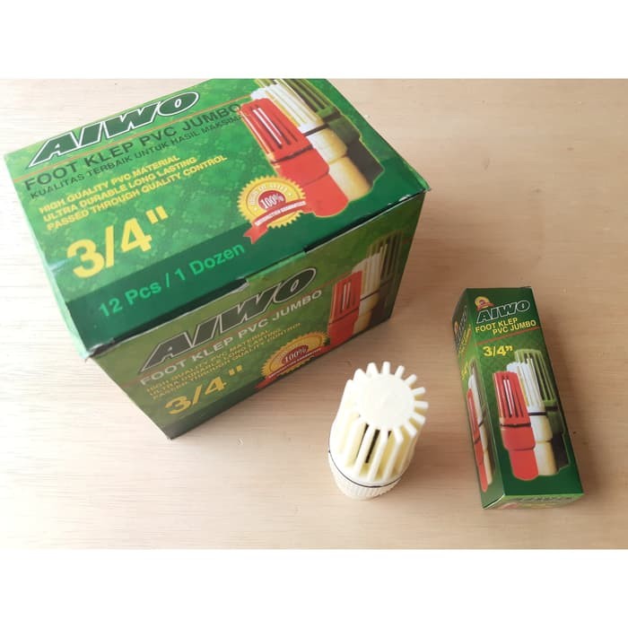Khrsma JKT - FOOT KLEP PVC Jumbo 3/4" Saringan Sumur Bor Sumur Pantek Mesin Jet Pam KLP