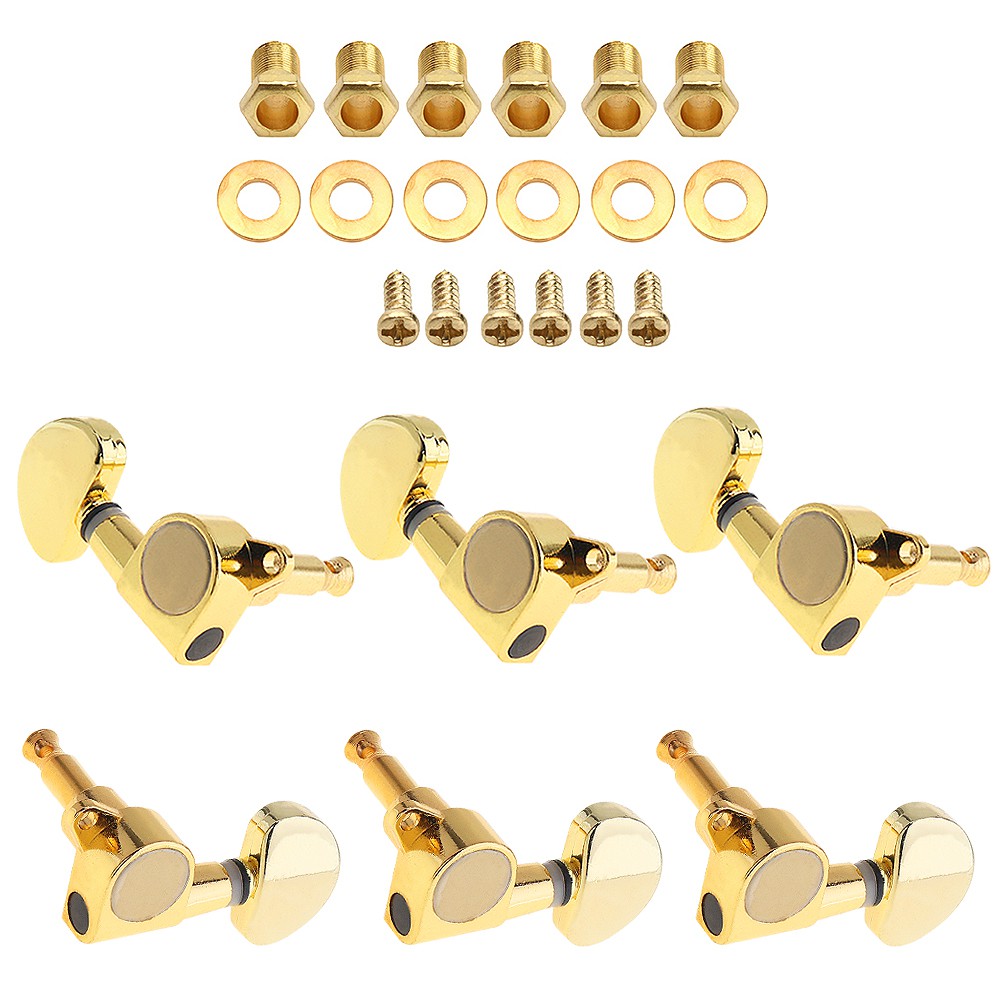 6pcs Tuning Pegs 3R + 3L Untuk Gitar