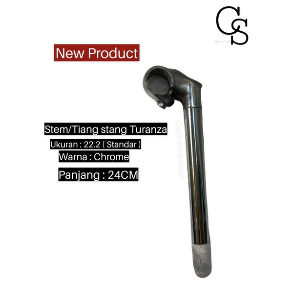 Stem Bango Tiang Stang Sepeda Mini Jengki 22.2 Turanza